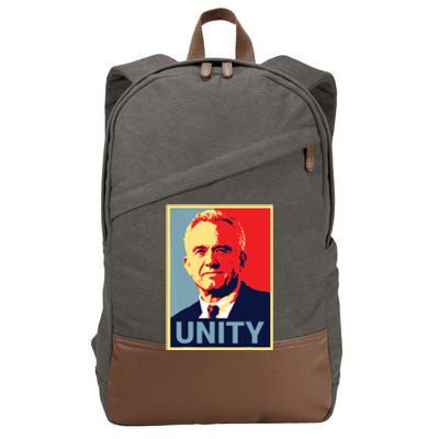 Robert Kennedy Jr. Rfk Jr For Trump Unity 2024 Obama Poster Cotton Canvas Backpack