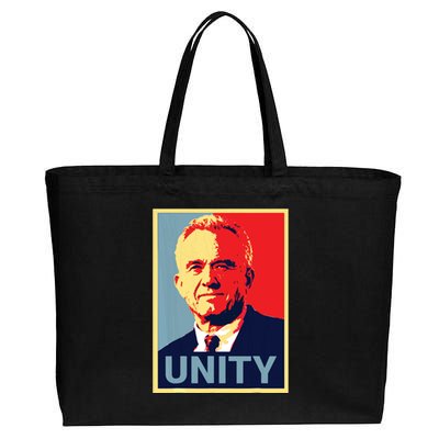 Robert Kennedy Jr. Rfk Jr For Trump Unity 2024 Obama Poster Cotton Canvas Jumbo Tote