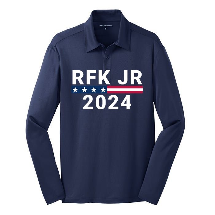 Robert Kennedy Jr. For President 2024 Presidential Election Silk Touch Performance Long Sleeve Polo