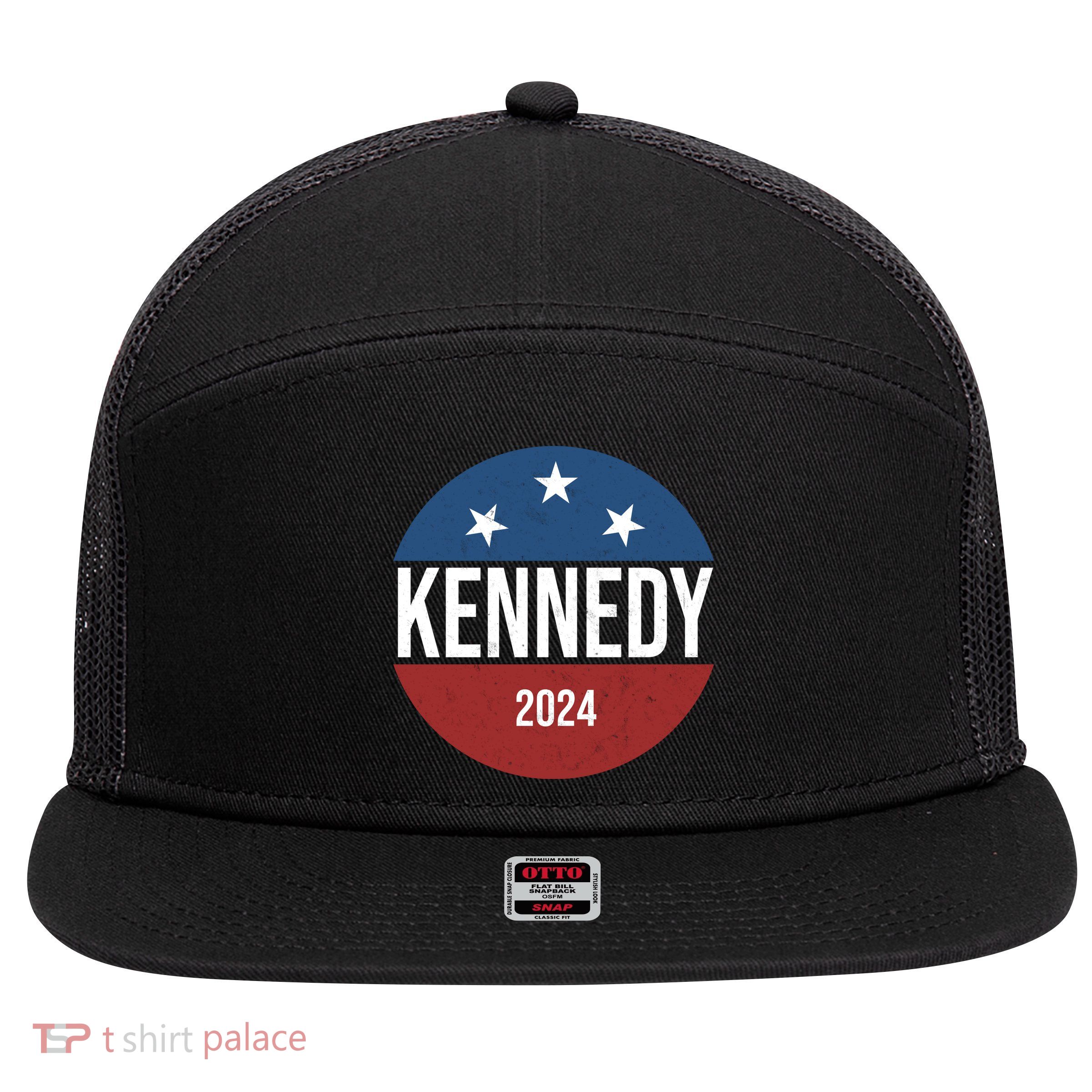 Robert Kennedy Jr 2024 Election Vintage 7 Panel Mesh Trucker Snapback Hat