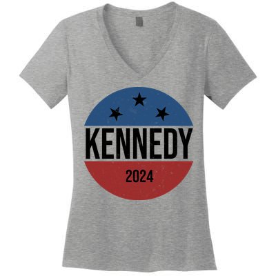 Robert Kennedy Jr 2024 Election Vintage Women's V-Neck T-Shirt