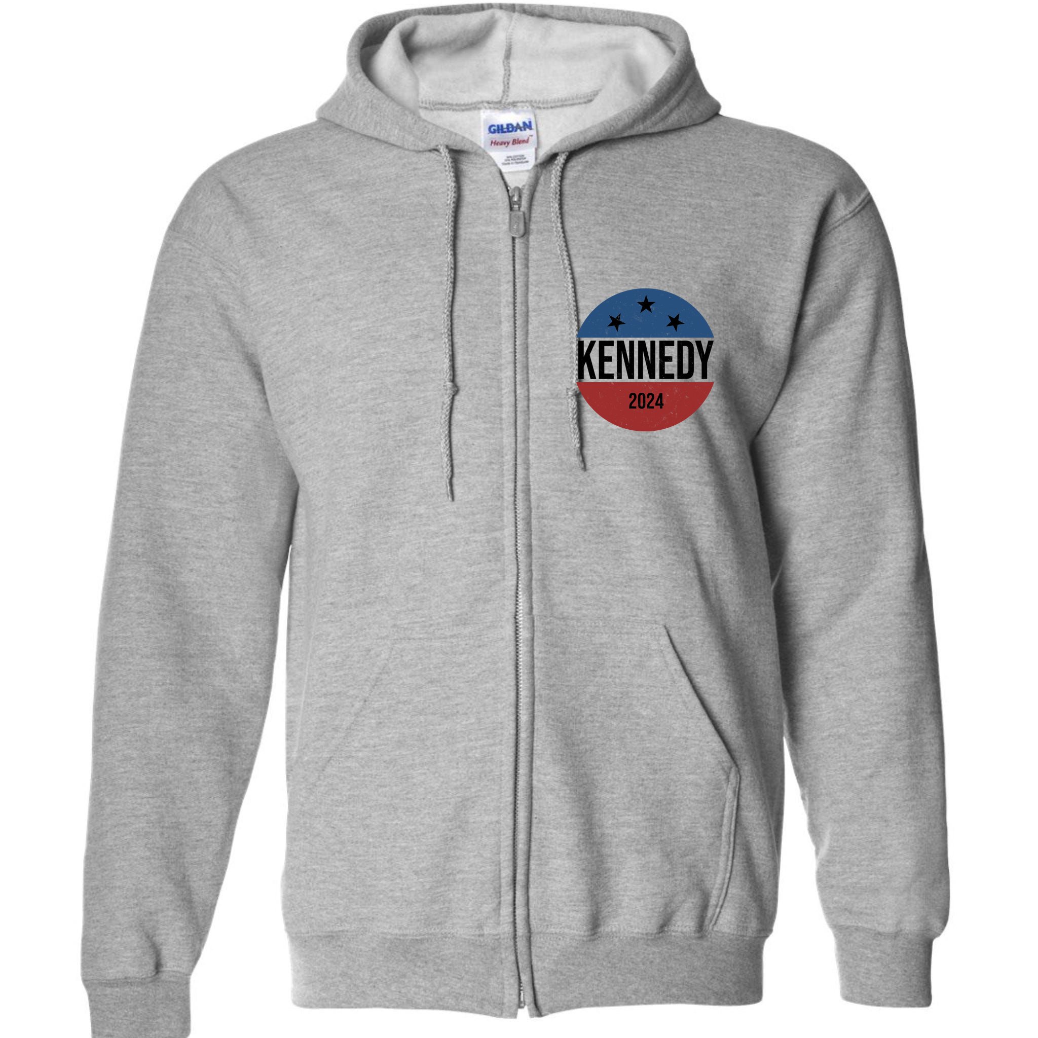 Robert Kennedy Jr 2024 Election Vintage Full Zip Hoodie
