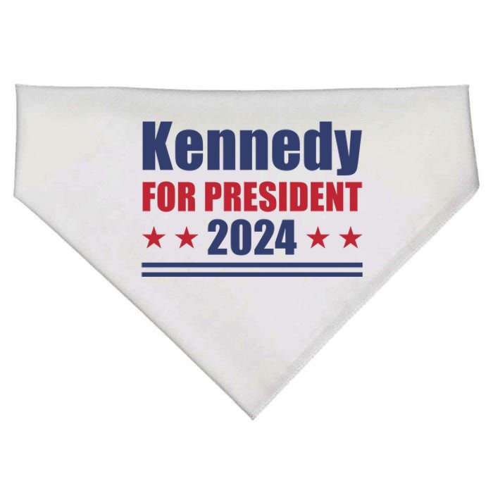 Robert Kennedy Jr. For President RFK JR 2024 Election USA-Made Doggie Bandana