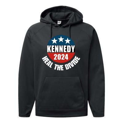 Robert Kennedy Jr. For President 2024 RFK 2024 Performance Fleece Hoodie