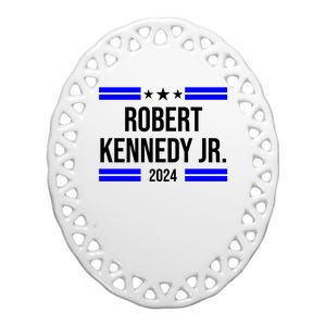 Robert Kennedy Jr For President 2024 Election Ceramic Oval Ornament