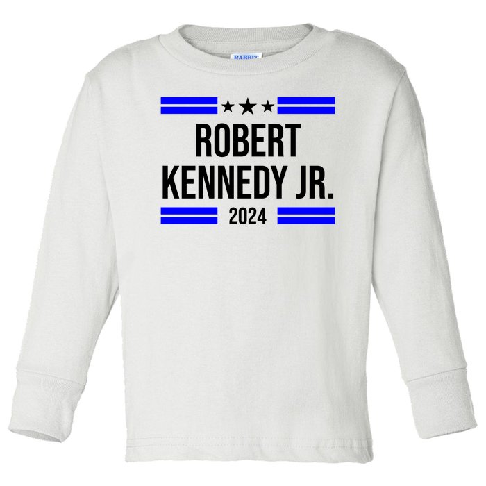 Robert Kennedy Jr For President 2024 Election Toddler Long Sleeve Shirt