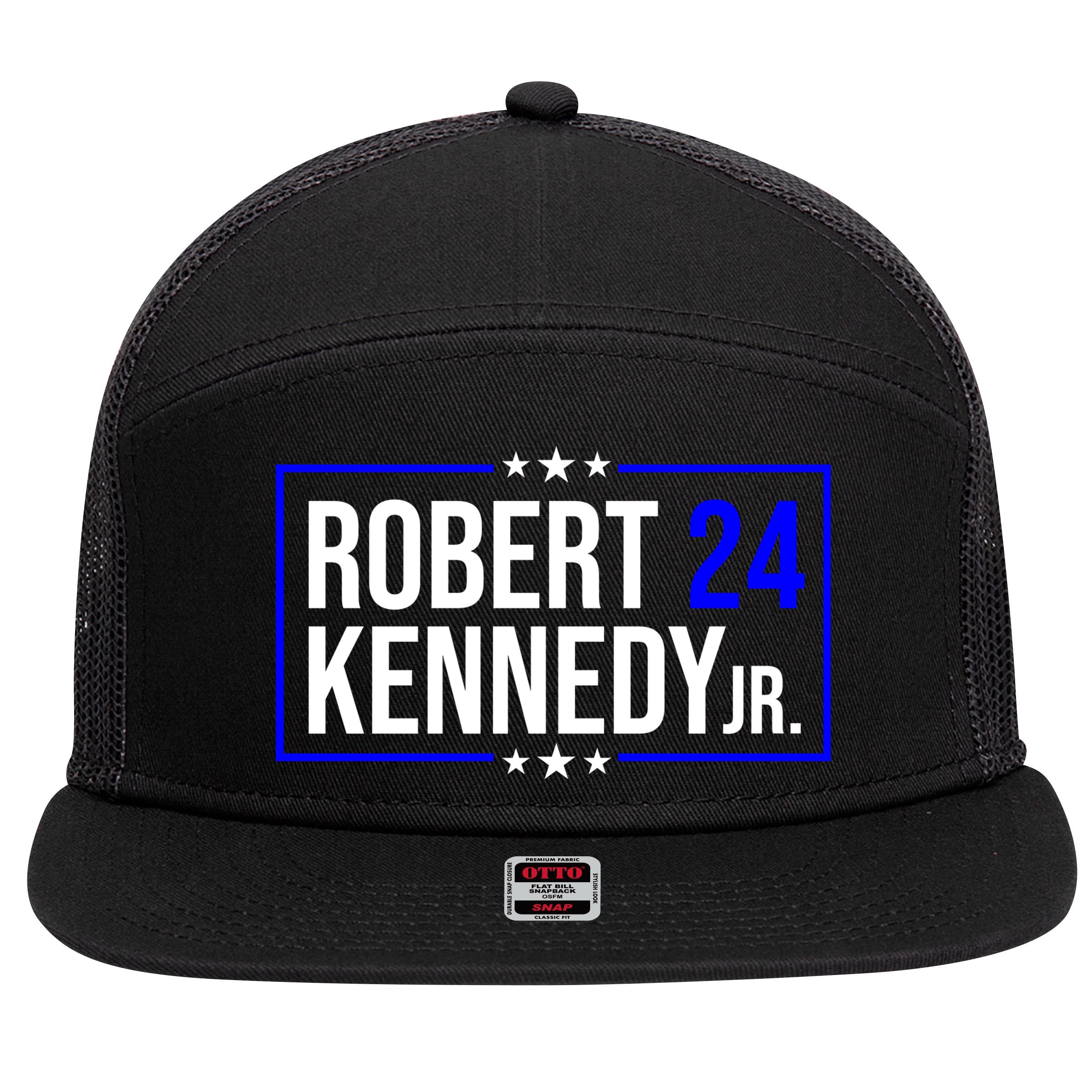 Robert Kennedy Jr 2024 Campaign 7 Panel Mesh Trucker Snapback Hat