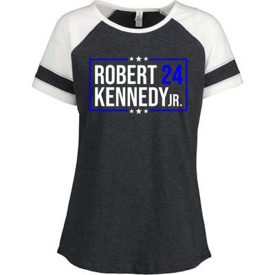 Robert Kennedy Jr 2024 Campaign Enza Ladies Jersey Colorblock Tee