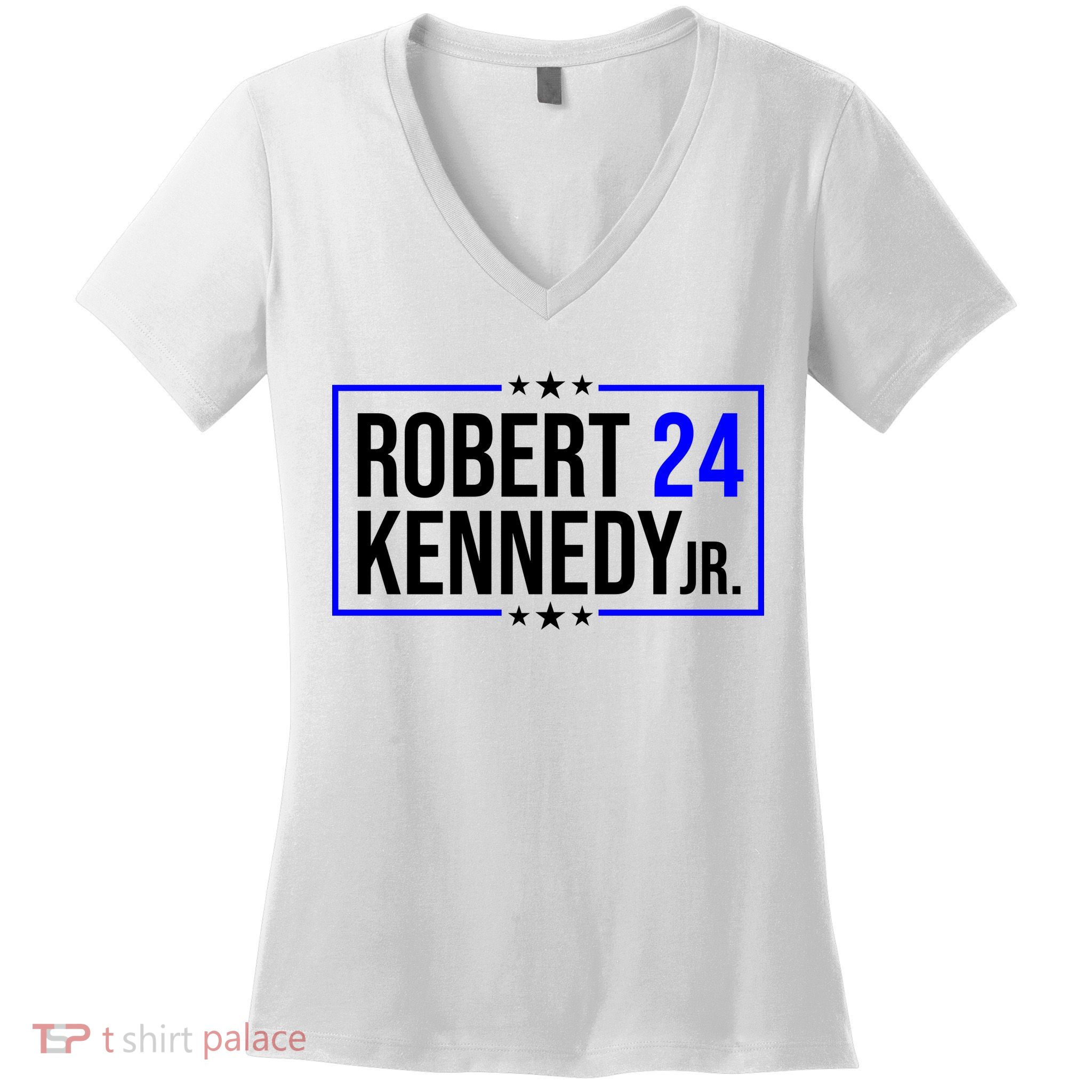 Robert Kennedy Jr 2024 Campaign Women's V-Neck T-Shirt