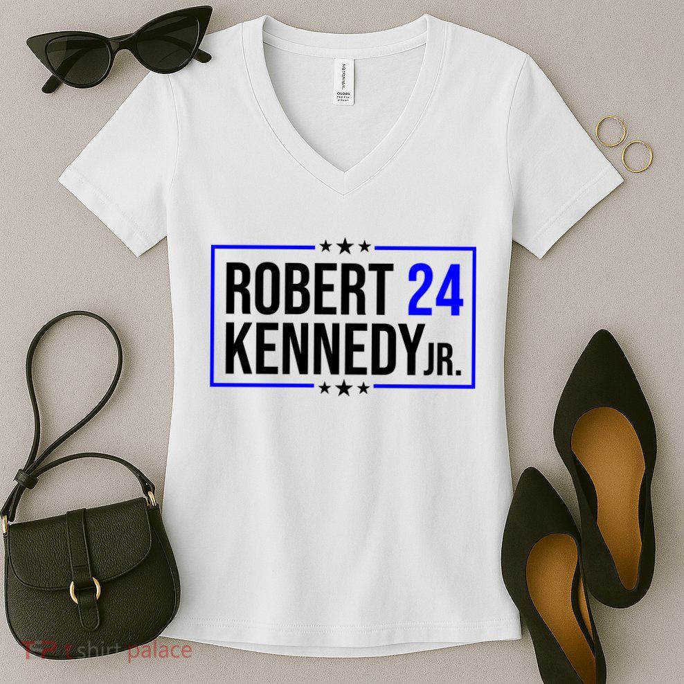 Robert Kennedy Jr 2024 Campaign Women's V-Neck T-Shirt