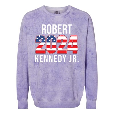 Robert Kennedy Jr For President USA 2024 Colorblast Crewneck Sweatshirt