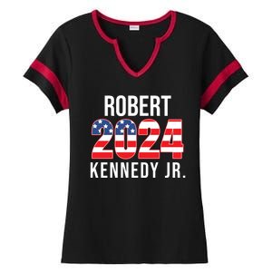 Robert Kennedy Jr For President USA 2024 Ladies Halftime Notch Neck Tee