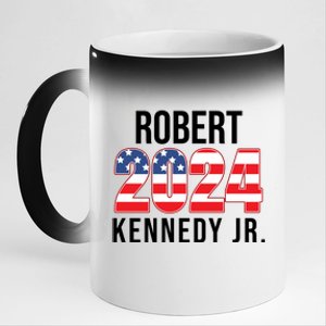 Robert Kennedy Jr For President USA 2024 11oz Black Color Changing Mug