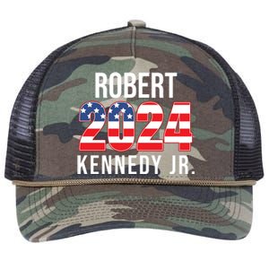 Robert Kennedy Jr For President USA 2024 Retro Rope Trucker Hat Cap