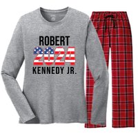 Robert Kennedy Jr For President USA 2024 Women's Long Sleeve Flannel Pajama Set 