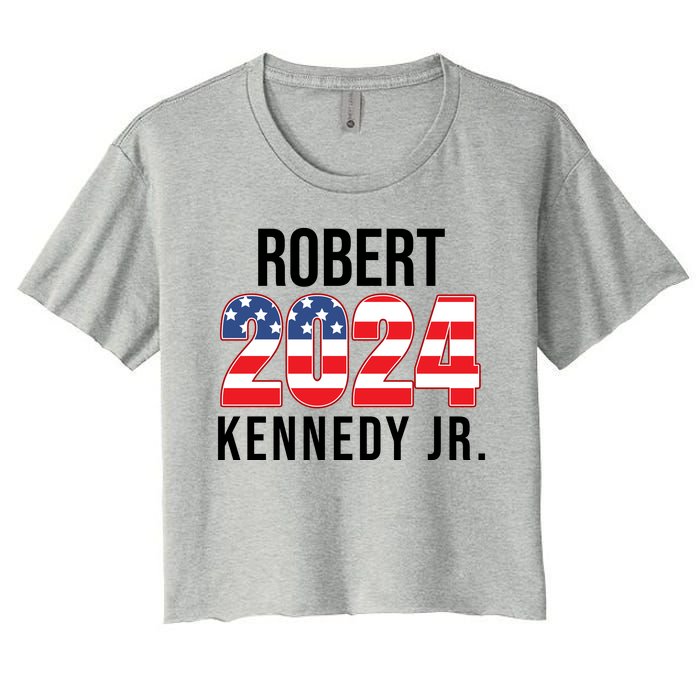 Robert Kennedy Jr For President USA 2024 Women's Crop Top Tee