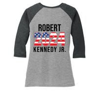 Robert Kennedy Jr For President USA 2024 Women's Tri-Blend 3/4-Sleeve Raglan Shirt