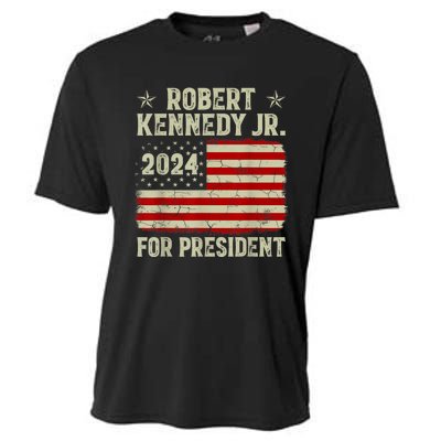 Robert Kennedy Jr. For President RFK JR 2024 Election Cooling Performance Crew T-Shirt