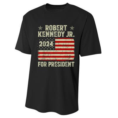 Robert Kennedy Jr. For President RFK JR 2024 Election Performance Sprint T-Shirt