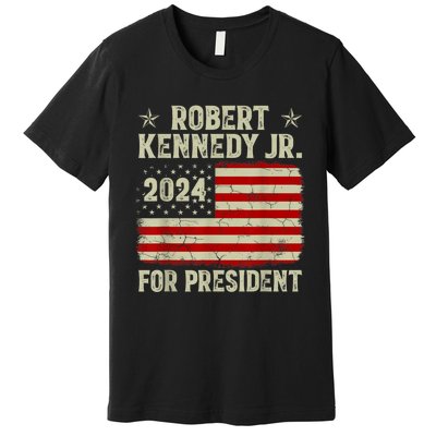 Robert Kennedy Jr. For President RFK JR 2024 Election Premium T-Shirt