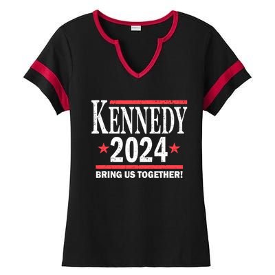 Robert Kennedy Jr. 2024 Presidential Ladies Halftime Notch Neck Tee