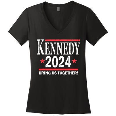 Robert Kennedy Jr. 2024 Presidential Women's V-Neck T-Shirt