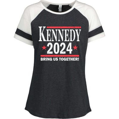 Robert Kennedy Jr. 2024 Presidential Enza Ladies Jersey Colorblock Tee