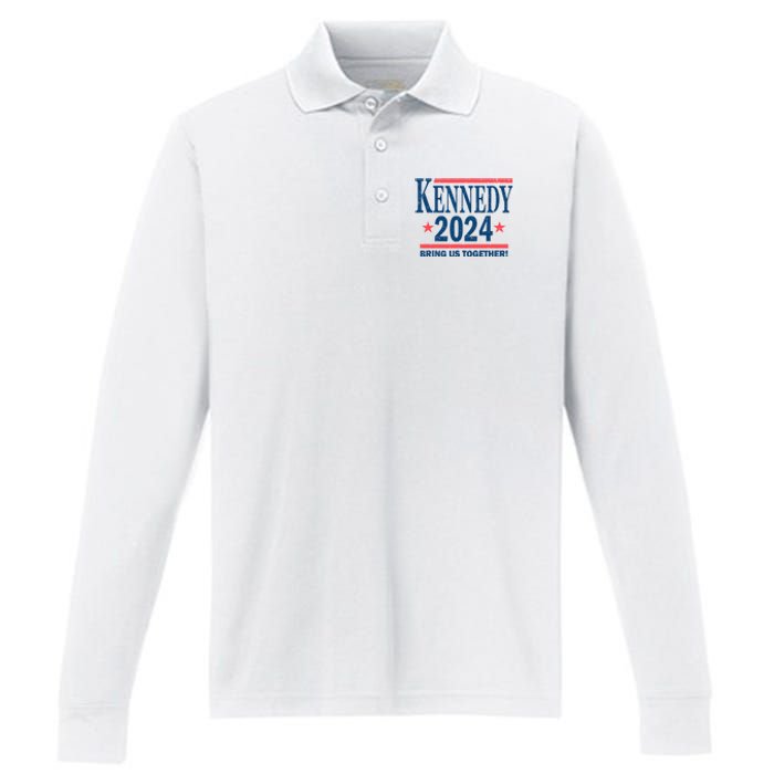 Robert Kennedy Jr. 2024 Presidential Performance Long Sleeve Polo