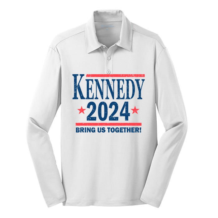 Robert Kennedy Jr. 2024 Presidential Silk Touch Performance Long Sleeve Polo