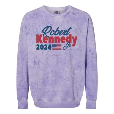 Robert Kennedy Jr. 2024 Election Kennedy For President Colorblast Crewneck Sweatshirt