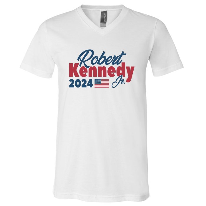 Robert Kennedy Jr. 2024 Election Kennedy For President V-Neck T-Shirt