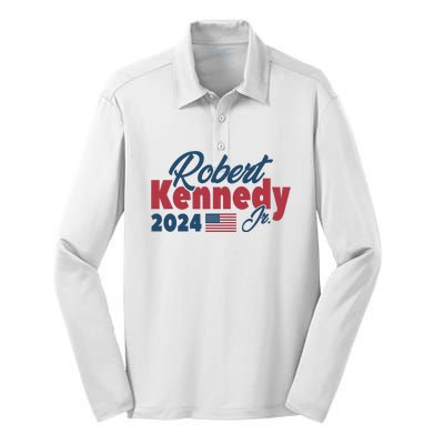 Robert Kennedy Jr. 2024 Election Kennedy For President Silk Touch Performance Long Sleeve Polo