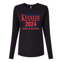 Robert Kennedy Jr. 2024 Presidential Womens Cotton Relaxed Long Sleeve T-Shirt