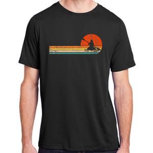 Retro Kayak Kayaking Paddling Adult ChromaSoft Performance T-Shirt