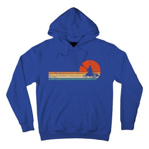 Retro Kayak Kayaking Paddling Hoodie