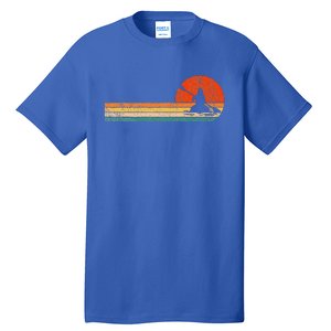 Retro Kayak Kayaking Paddling Tall T-Shirt