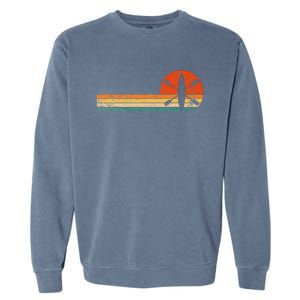 Retro Kayak Kayaking Paddling Garment-Dyed Sweatshirt