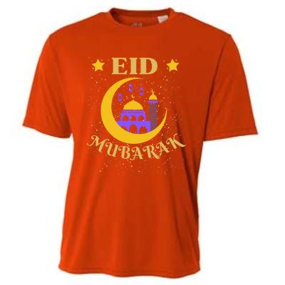 Ramadan Kareen Lantern Cool Islamic Fasting Eid Mubarak Gift Cooling Performance Crew T-Shirt