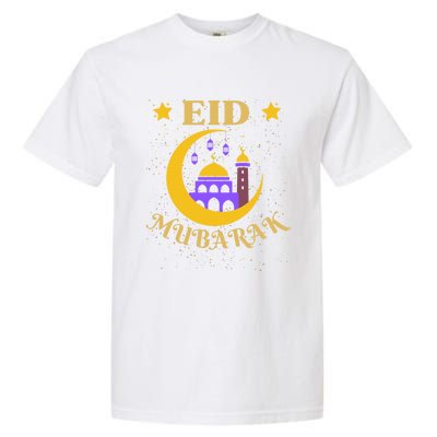 Ramadan Kareen Lantern Cool Islamic Fasting Eid Mubarak Gift Garment-Dyed Heavyweight T-Shirt