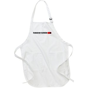 Ramadan Kareem Mubarak Fasting Gift Fasting Mode On Full-Length Apron With Pockets