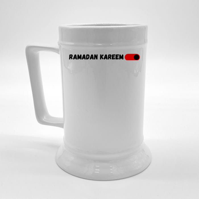 Ramadan Kareem Mubarak Fasting Gift Fasting Mode On Beer Stein