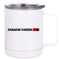 Ramadan Kareem Mubarak Fasting Gift Fasting Mode On 12 oz Stainless Steel Tumbler Cup