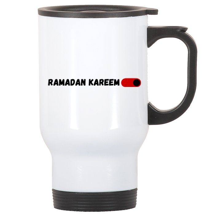 Ramadan Kareem Mubarak Fasting Gift Fasting Mode On Stainless Steel Travel Mug