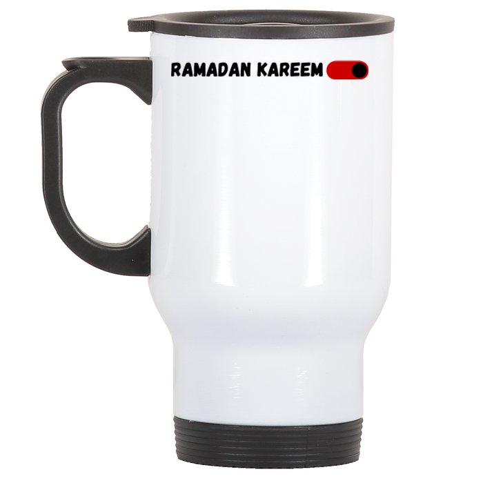 Ramadan Kareem Mubarak Fasting Gift Fasting Mode On Stainless Steel Travel Mug