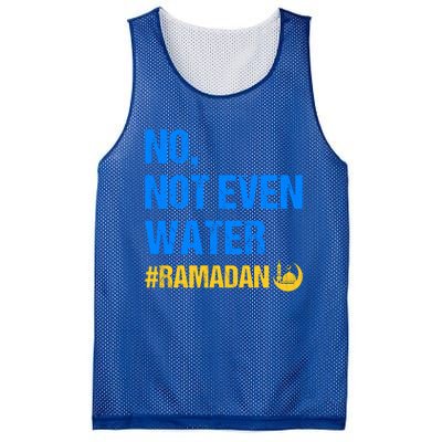 Ramadan Kareem Month 2022 No Not Even Water Ramadan Mubarak Cool Gift Mesh Reversible Basketball Jersey Tank