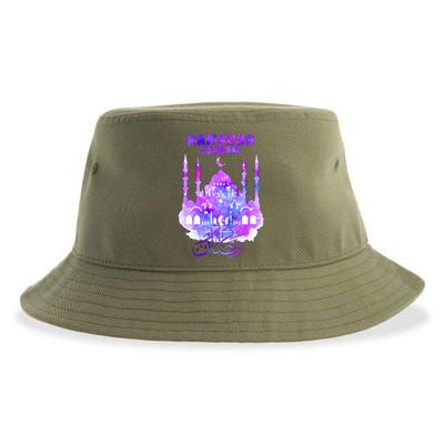 Ramadan Kareem Muslim Fasting Arabic Wording Sustainable Bucket Hat