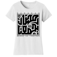 Ramadan Kareem Muslim Fasting Arabic Wording Women's T-Shirt