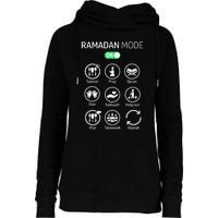 Ramadan Kareem Mubarak Islamic Ramadan Fasting Mode On Womens Funnel Neck Pullover Hood