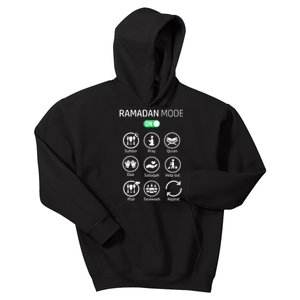 Ramadan Kareem Mubarak Islamic Ramadan Fasting Mode On Kids Hoodie