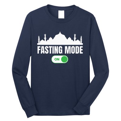 Ramadan Kareem Fasting Mode On Happy Ramadan Mubarak Long Sleeve Shirt